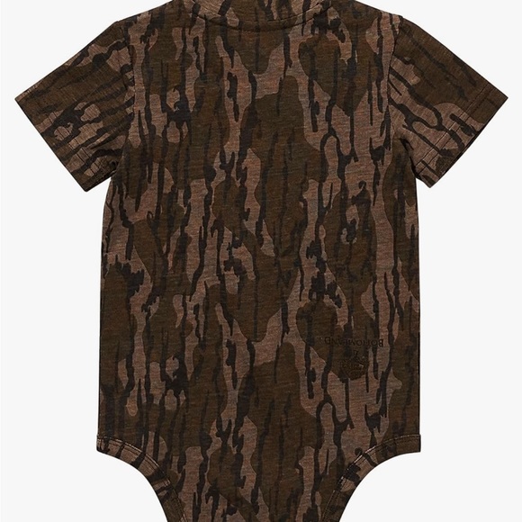 Carhartt Short Sleeve Baby Bodysuit. Rib-knit c - Picture 2 of 5